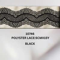 Premium Wavy Geometric Polyester Lace- 5CMX15Y (10746)