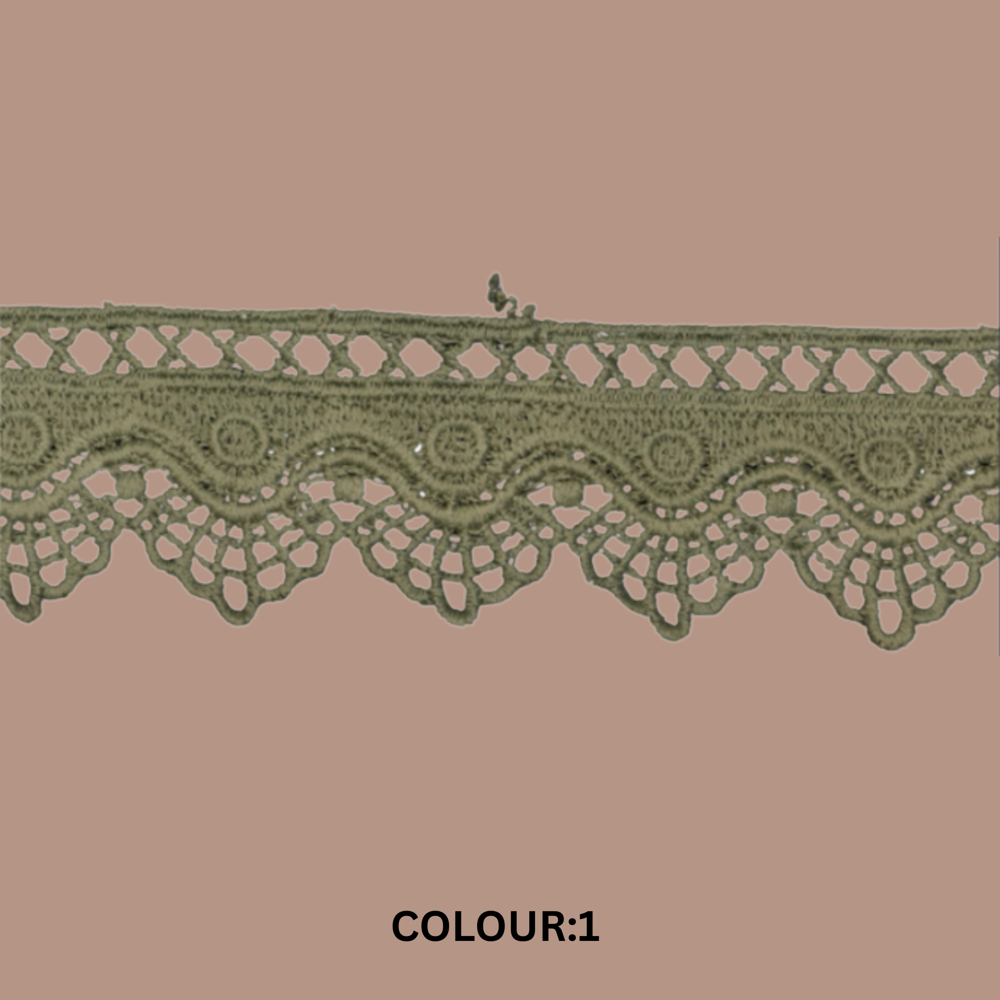 Guipure Lace Trimming – 4CM x 10MTR M-8 (M8)