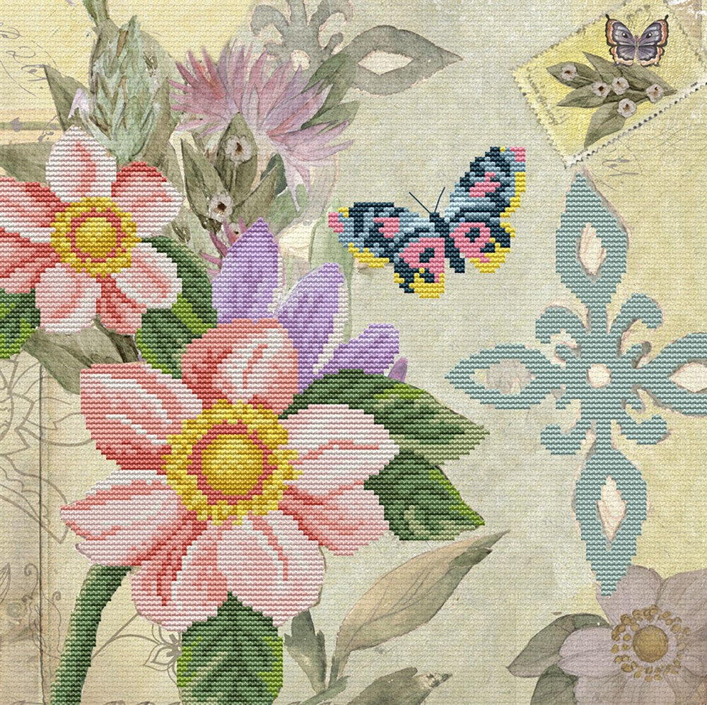 NO-COUNT CROSS STITCH KIT 12.6"X12.6" (650.033)