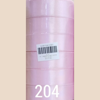 Satin Ribbon – 36 yd (32.92 m) per Roll, Pack of 6 Rolls (8511BC-1)