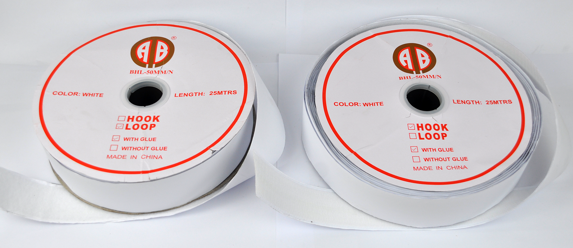 HOOK&LOOP WITH GLUE:25MTR (BHL-50MM/N)