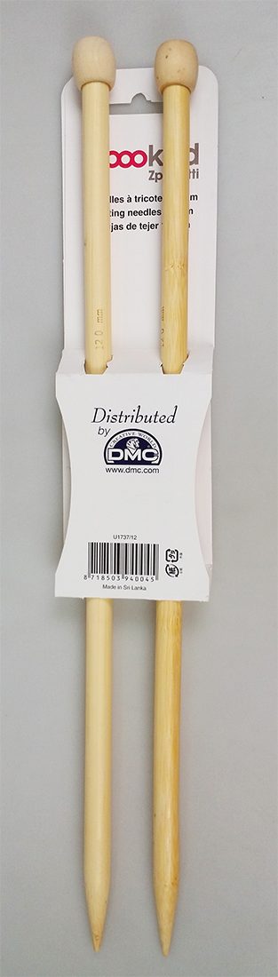 KNITTING BAMBOO NEEDLE:NO.12 (U1737/12)