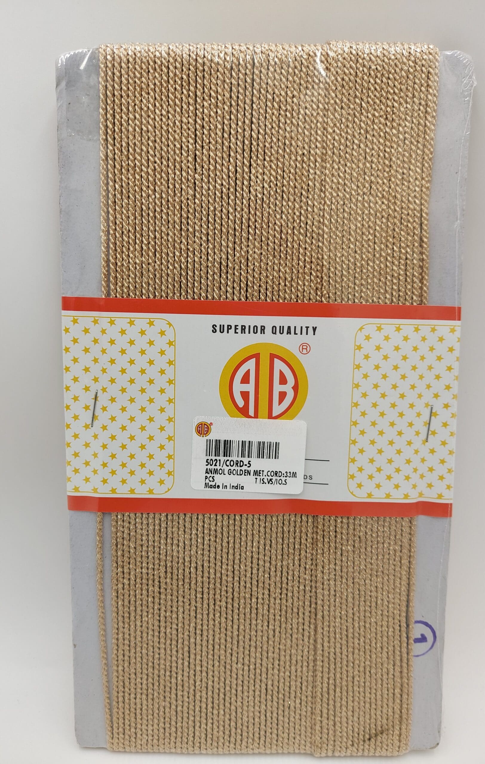 GOLDEN MET.CORD:33MTR (5021/CORD)