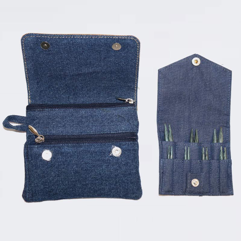 INDIGO WOOD NEEDLE SET (20645)