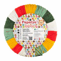 Papatya Donut Colors Acrylic Yarn – 130 g – Pack of 4 (PAPATYA/DONUT-COL)