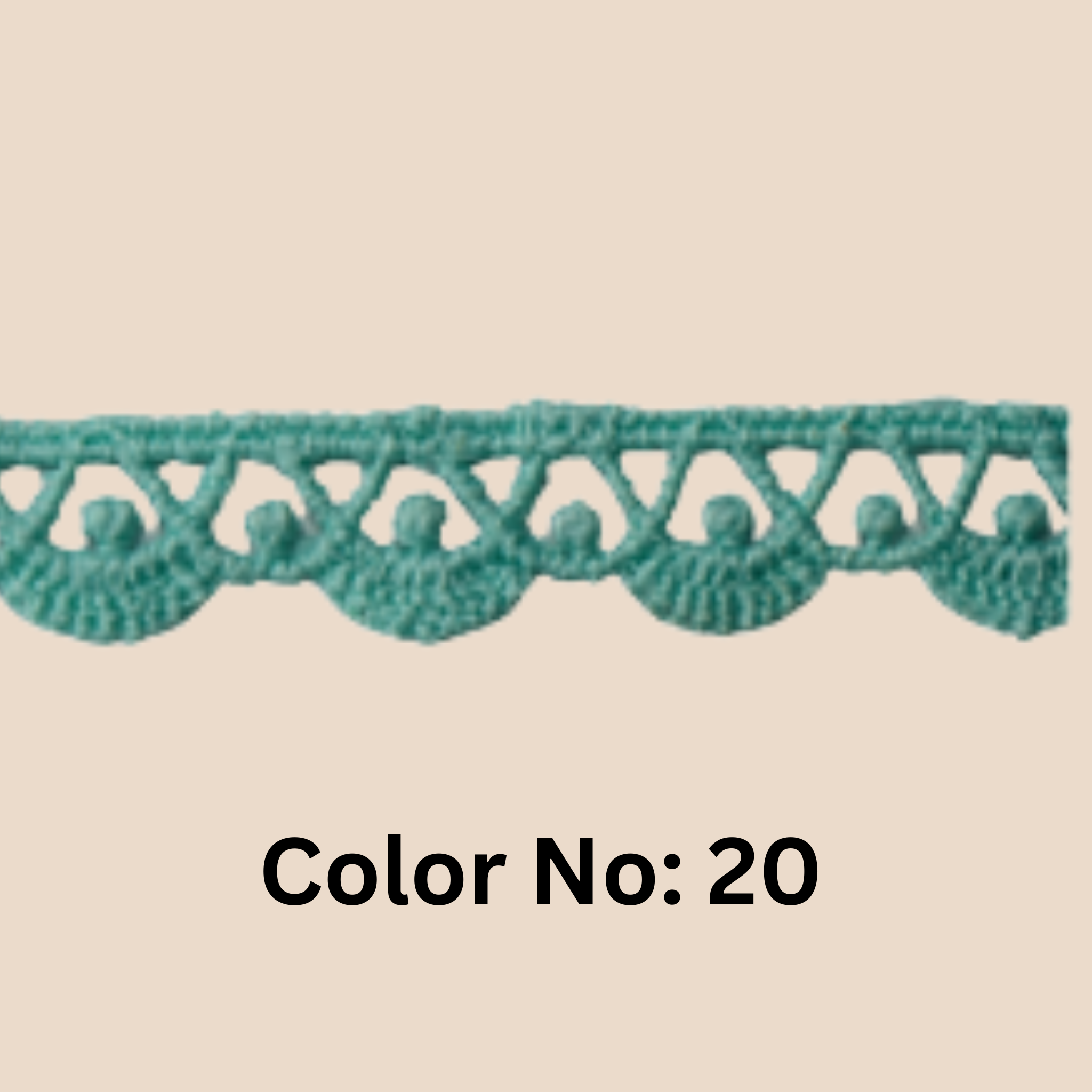 Guipure Lace Trimming – 0.5CM x 10MTR M-2 (M2)