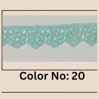 Floral Guipure Lace Trim – 1.5CM x 10M (M-1)