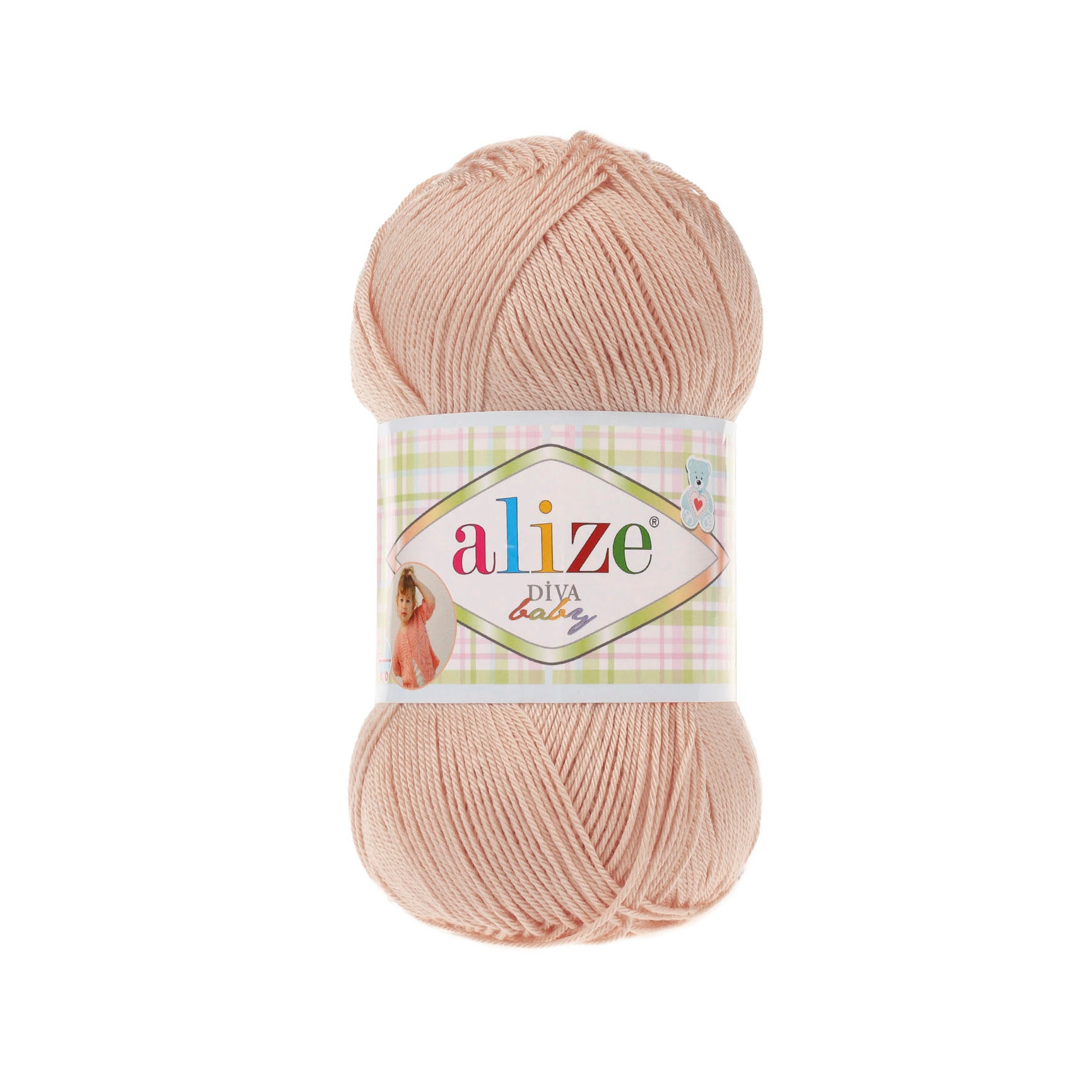 COT/ACY.YARN:5BLx100GR (500grm) (ALIZE/DIVA BABY)