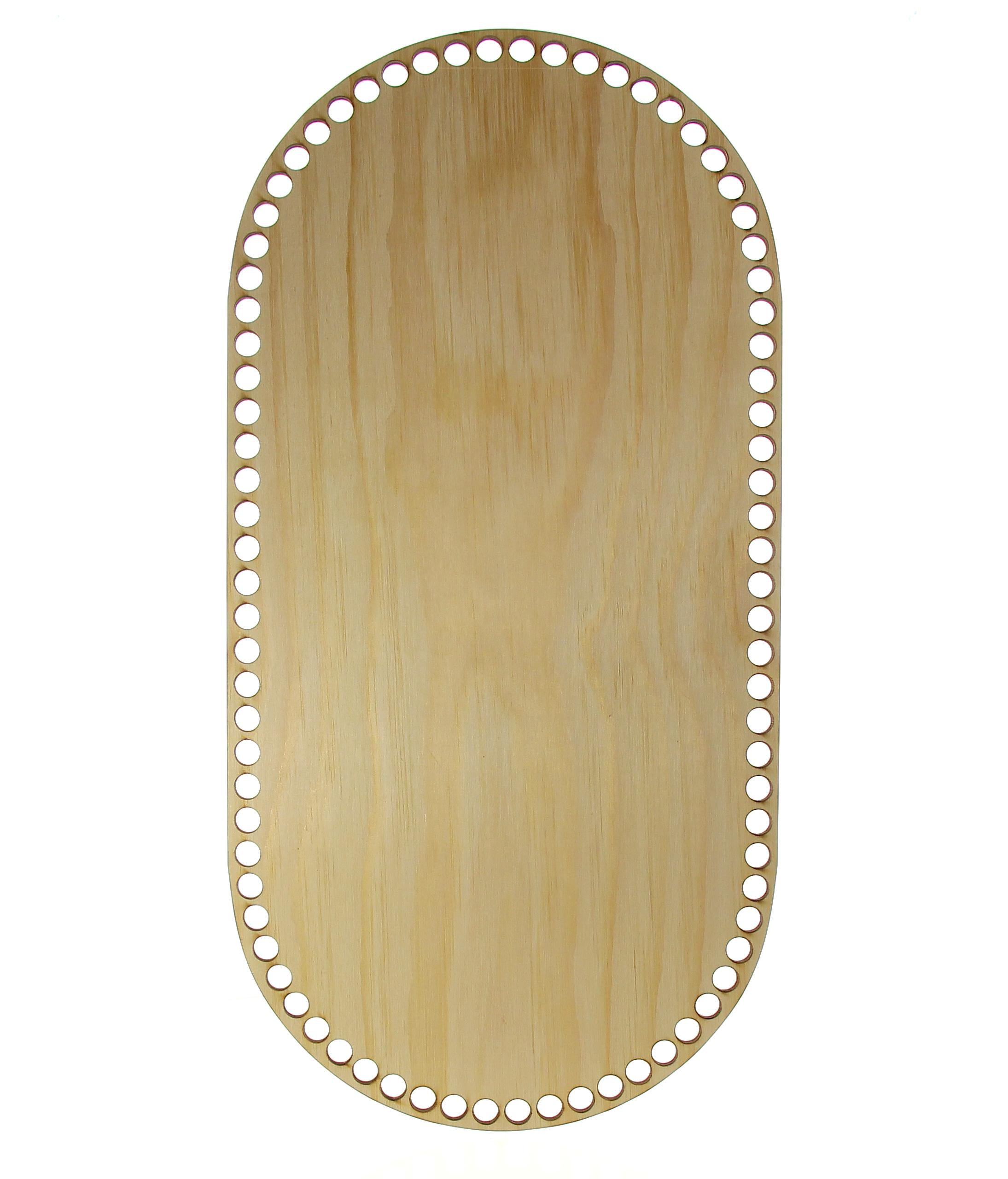WOOD.BOTTOM:60X40:4PC (PINE-OVAL/60X40)