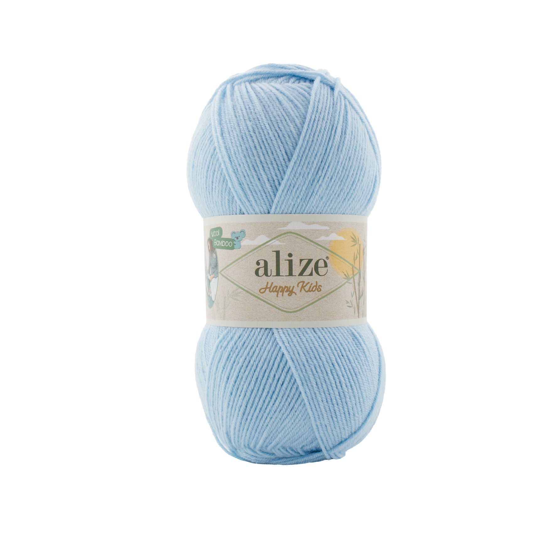 ACRY.WOOL YARN:100GRx5(500GRM) (ALIZE/HAPPY KIDS)