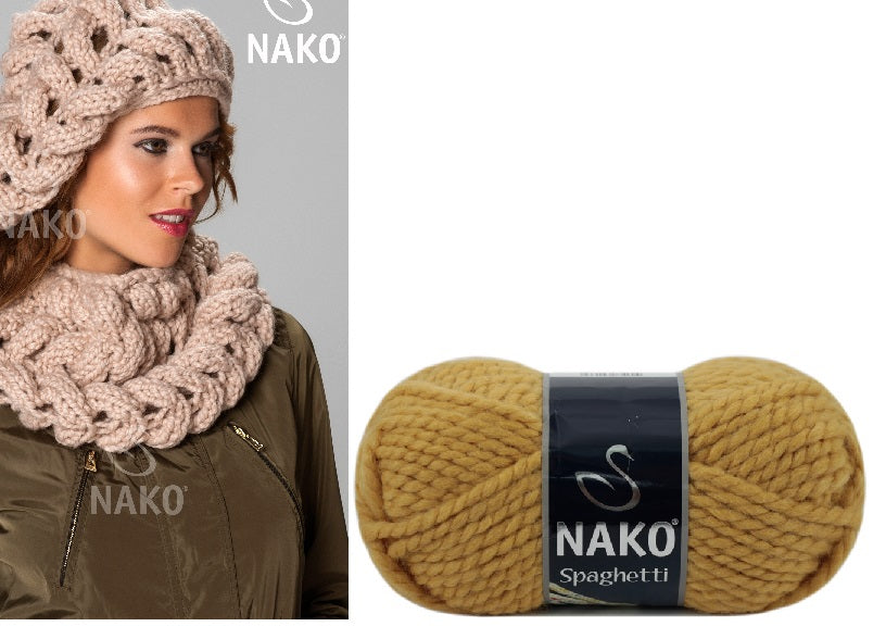 ACRY.WOOL YARN:5 BL (500G) (NAKO/SPAGHETTI)