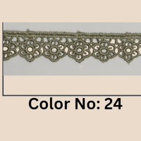 Floral Guipure Lace Trim – 1.5CM x 10M (M-1)