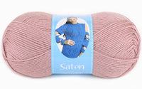Nako Saten Micro Acrylic Yarn – 100 g – Pack of 5 (NAKO/SATEN)