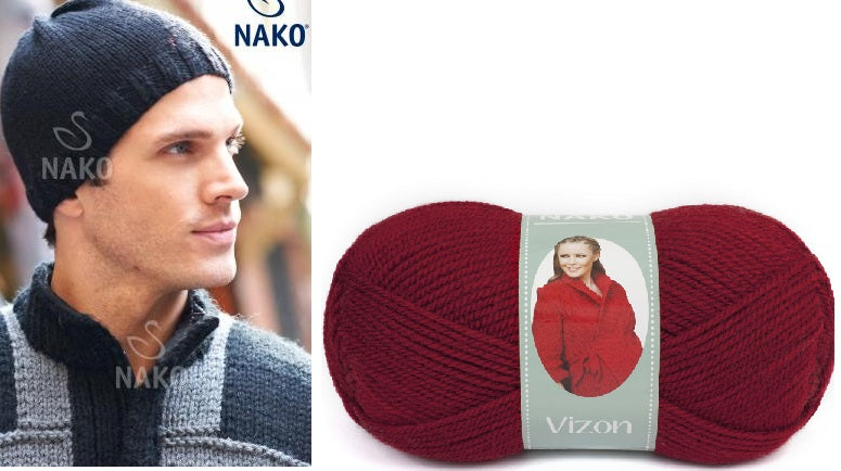 ACRY.WOOL YARN:5 BL (500G) (NAKO/VIZON)