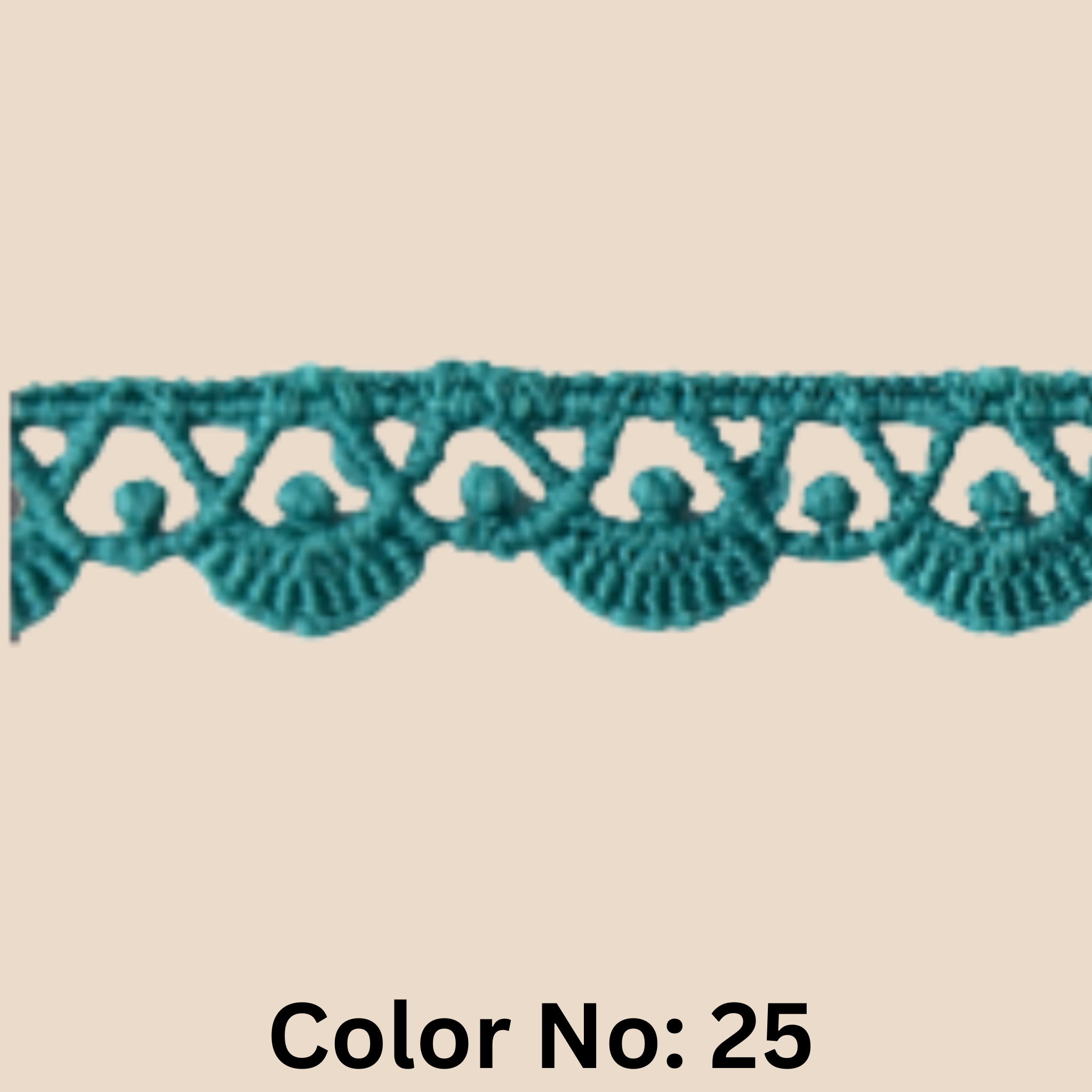 Guipure Lace Trimming – 0.5CM x 10MTR M-2 (M2)
