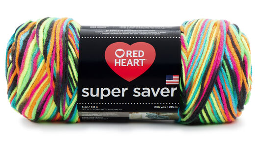 RED HEART A.YARN:141GRx3BL/PKT (E300/MULTI)