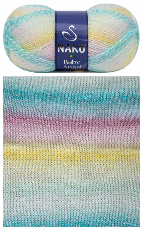 ACR.WOOL YARN:5BL (500GRM) (NAKO/BABY ANGEL)