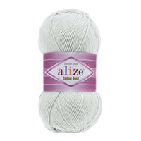 Alize Cotton Gold Cotton-Acrylic Yarn – 5 x 100g (500grm) (ALIZE/COTTON GOLD)