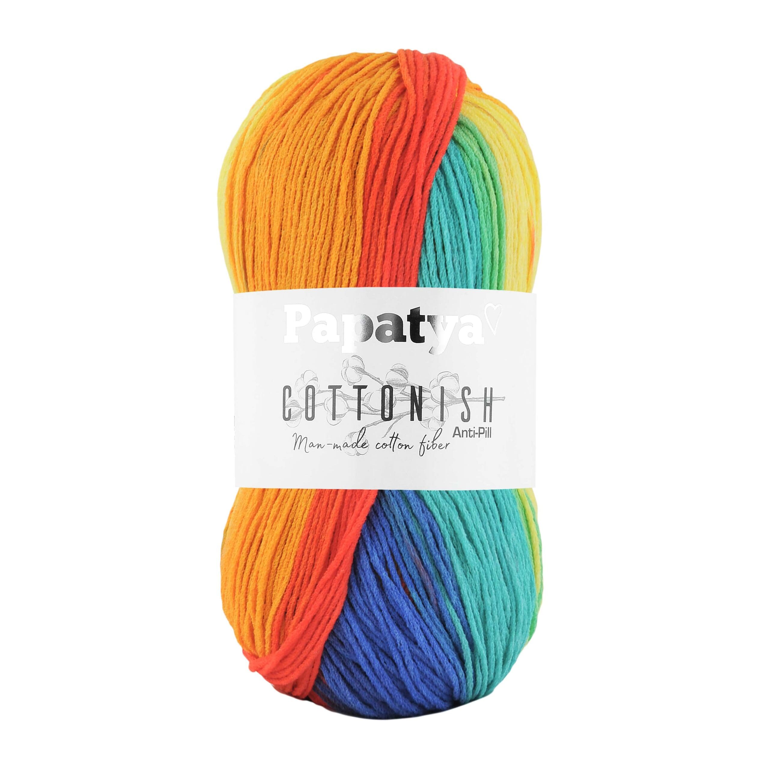 PREM.ACRY.YARN:100Gx5BL(500GR) (PAPATYA/COTTONISH)