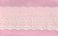 TC Cut Lace with Textile Detail – 7.5 yd – 8.13 cm (CX63-4042)