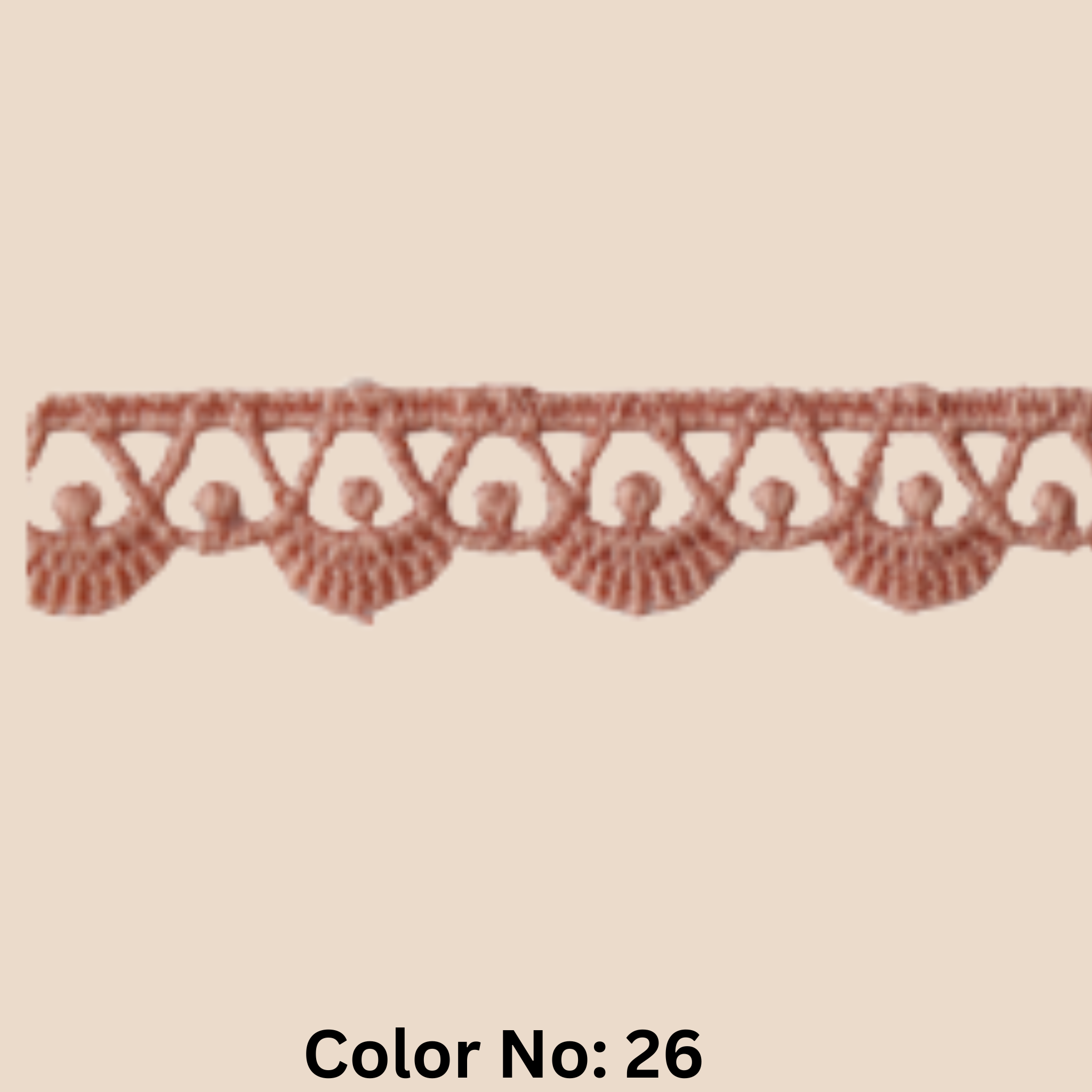 Guipure Lace Trimming – 0.5CM x 10MTR M-2 (M2)