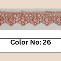 Floral Guipure Lace Trim – 1.5CM x 10M (M-1)