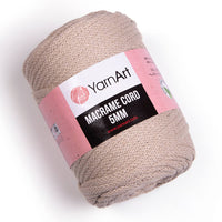 YarnArt Macrame Cord 5 mm – 500 g – Pack of 2 (Y-ART/MACR.CORD-5MM)