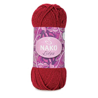 Nako Lidya Acrylic Yarn – 100 g – Pack of 5 (NAKO/LIDYA)