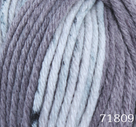 ACR.WOOL YARN:100GRx5BL (500GR) (HIM/E.DAY BIG COLORS)