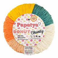 Papatya Donut Chunky Acrylic Yarn – 170 g – Pack of 3 (PAPATYA/DONUT-CHUNKY)