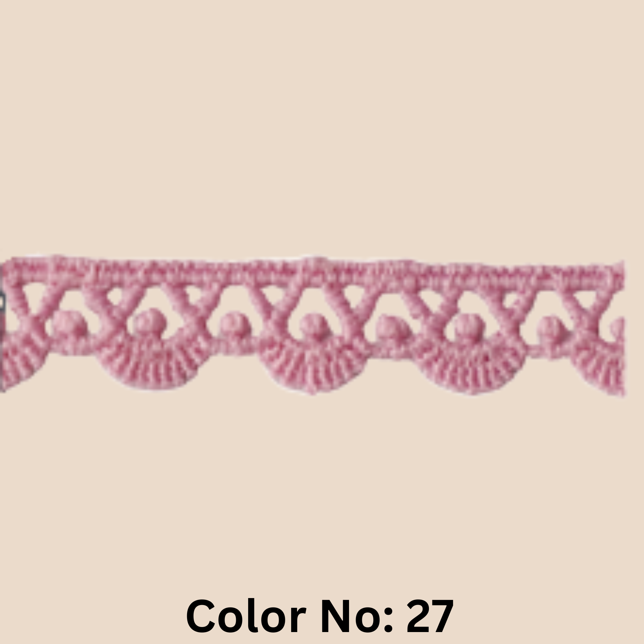 Guipure Lace Trimming – 0.5CM x 10MTR M-2 (M2)