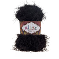 Alize Decofur Plush & Fancy Yarn – 5 x 100g (500GRM) (ALIZE/DECOFUR)