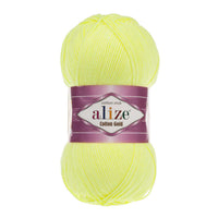 Alize Cotton Gold Cotton-Acrylic Yarn – 5 x 100g (500grm) (ALIZE/COTTON GOLD)