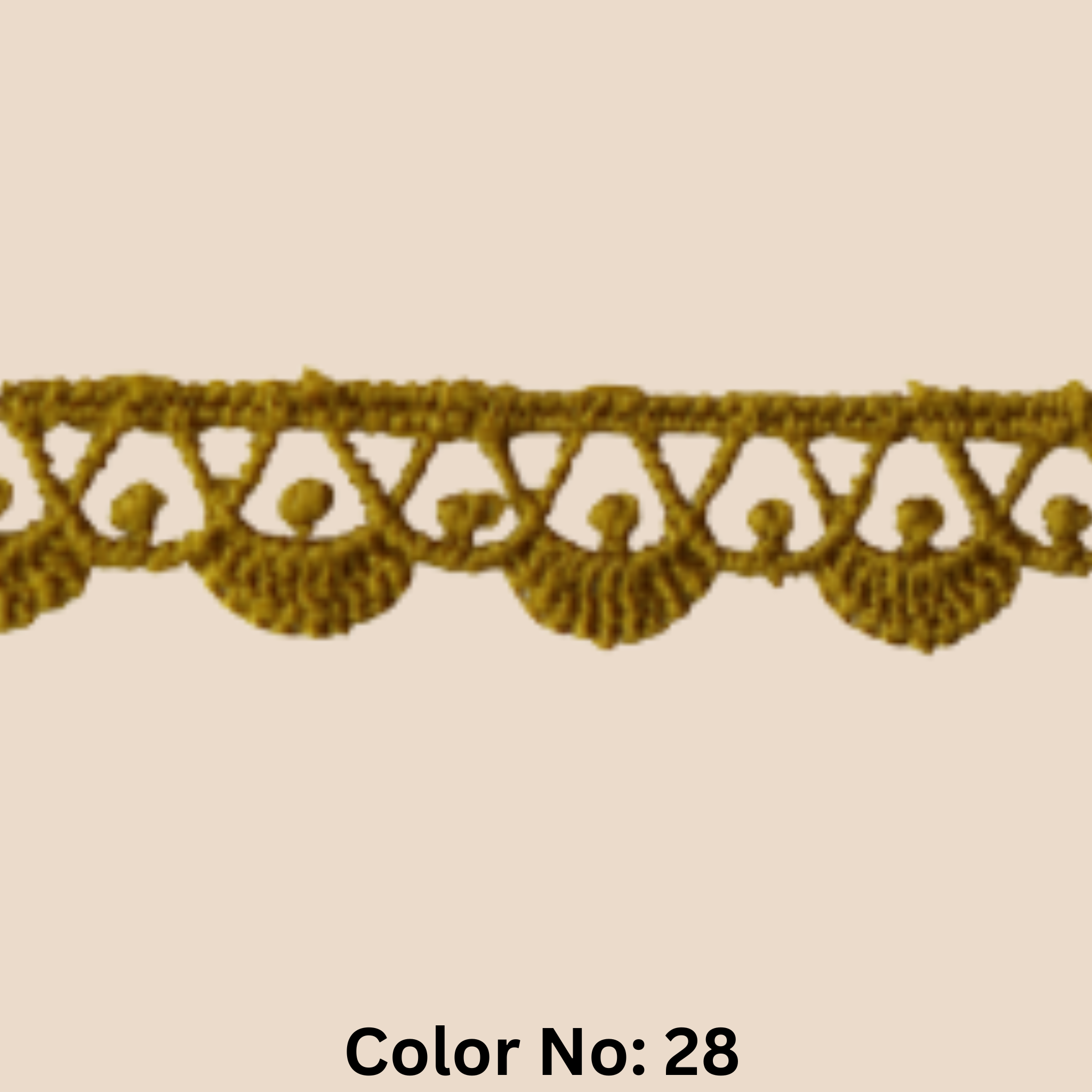 Guipure Lace Trimming – 0.5CM x 10MTR M-2 (M2)