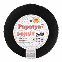 Papatya Donut Solid Acrylic Yarn – 190 g – Pack of 3 (PAPATYA/DONUT-SOLID)