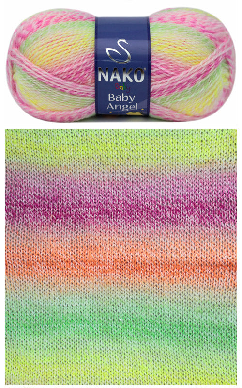 ACR.WOOL YARN:5BL (500GRM) (NAKO/BABY ANGEL)