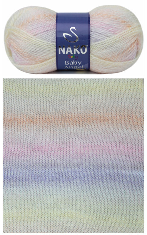 ACR.WOOL YARN:5BL (500GRM) (NAKO/BABY ANGEL)