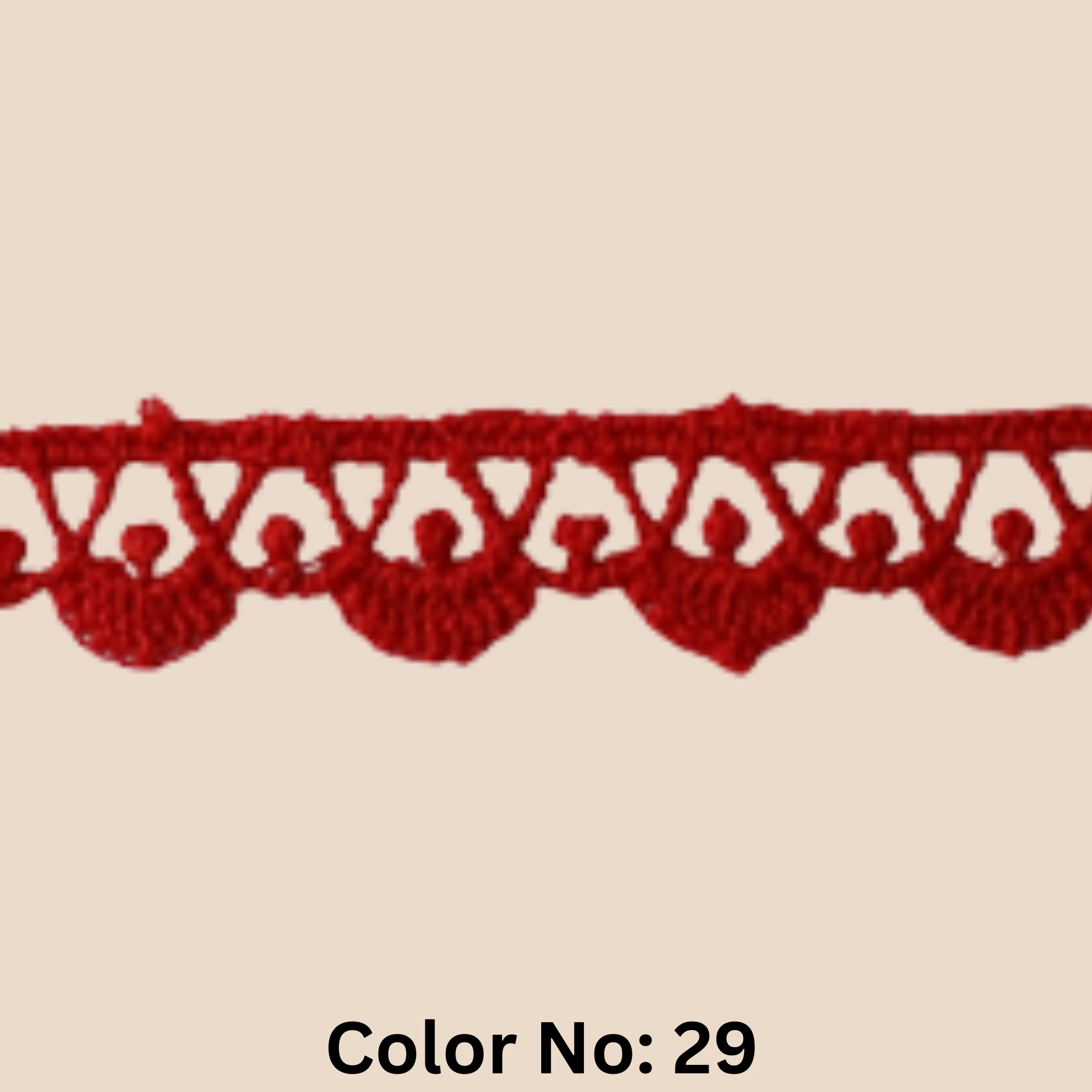 Guipure Lace Trimming – 0.5CM x 10MTR M-2 (M2)