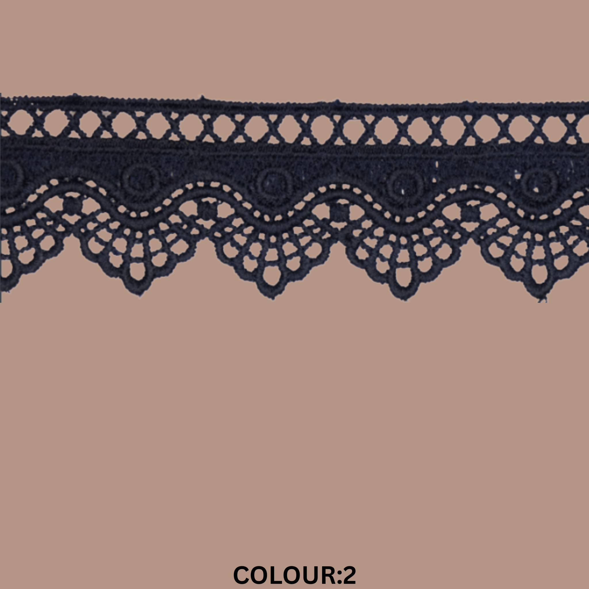 Guipure Lace Trimming – 4CM x 10MTR M-8 (M8)
