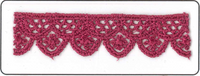 Chemical Lace Trim – 15 yd (13.7 m) × 1.88 cm (MA409)