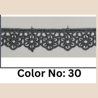 Floral Guipure Lace Trim – 1.5CM x 10M (M-1)