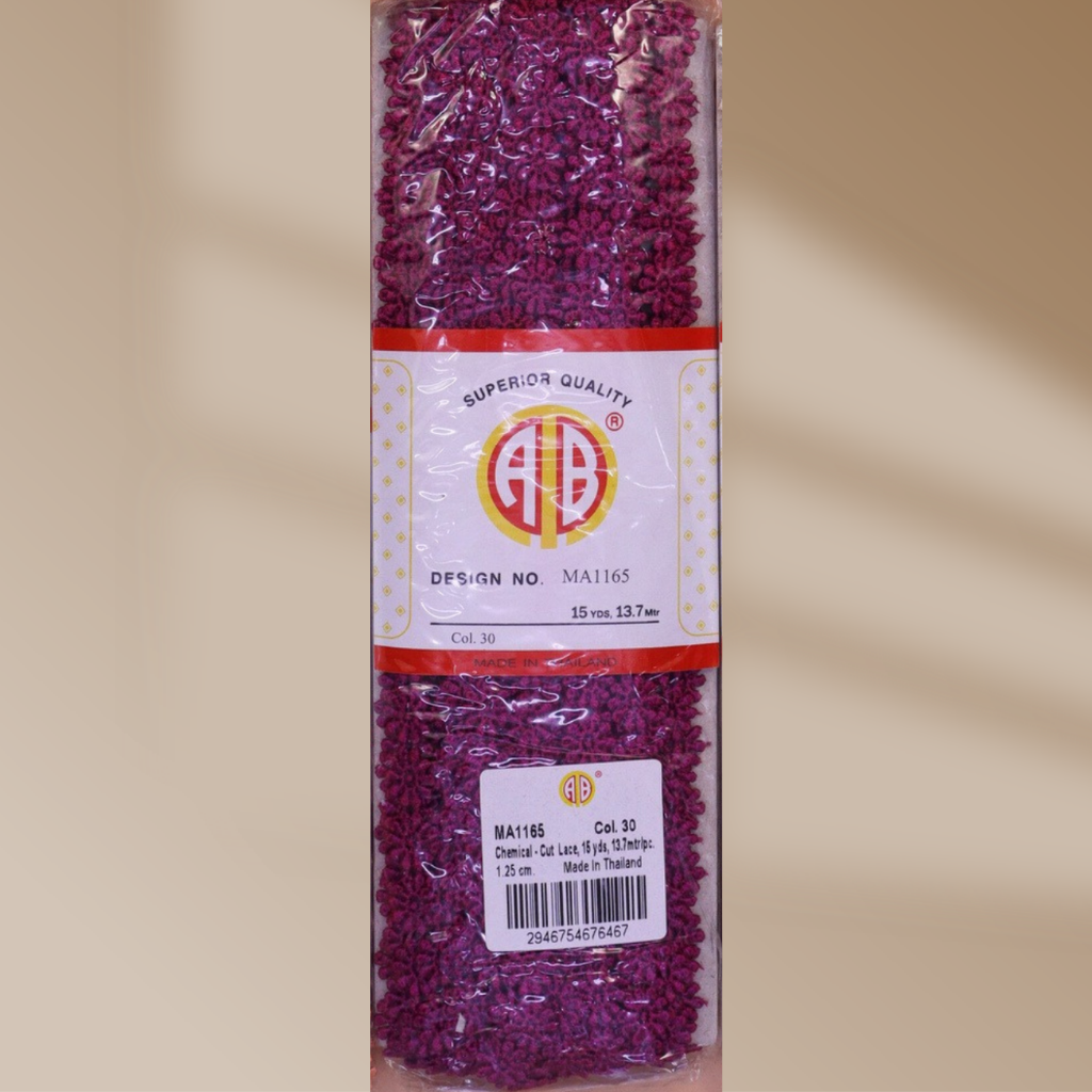 Petite Daisy Chemical Cut Lace Trim (MA1165)