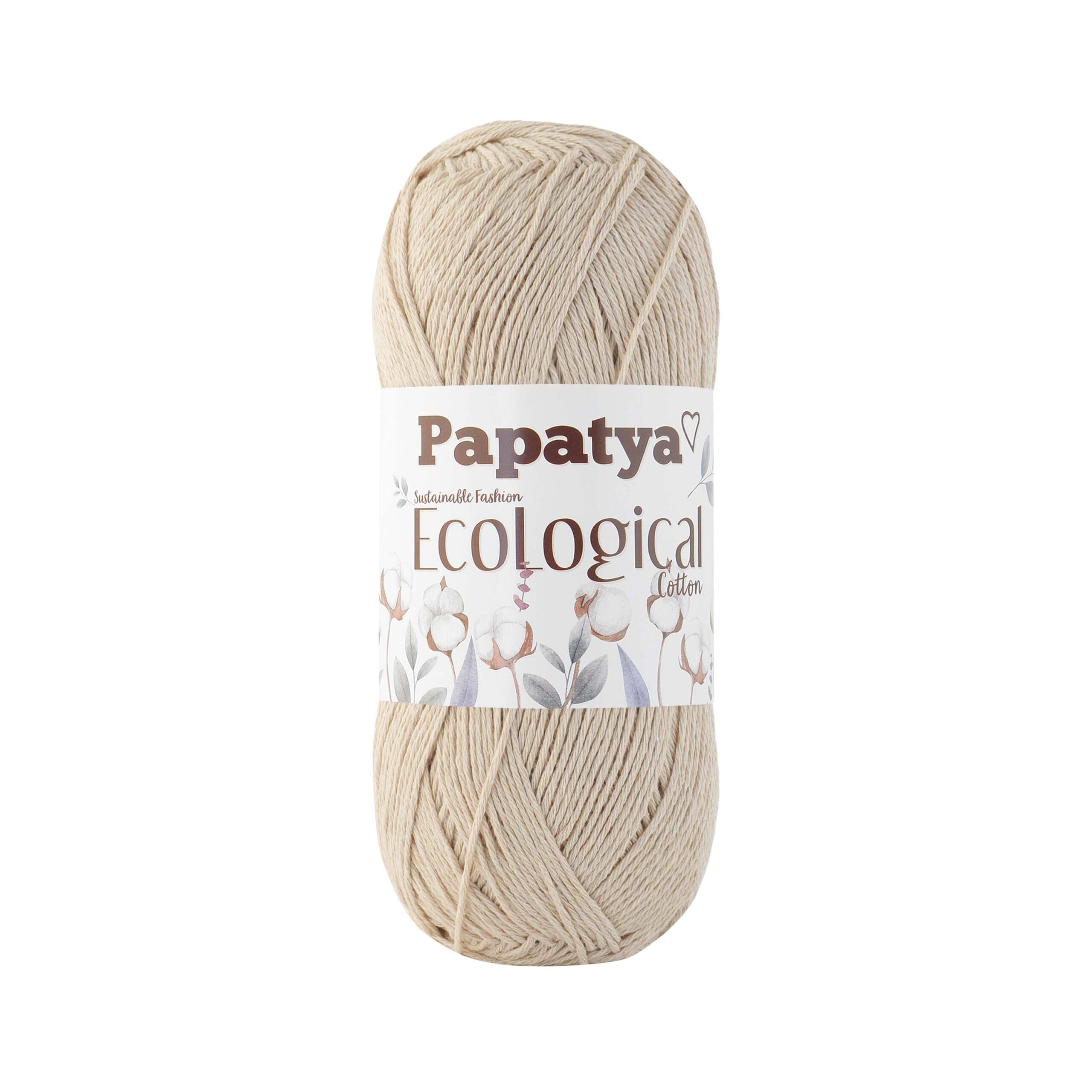 COTTON YARN:100Gx5BL(500GR) (PAPATYA/ECOLOGICAL)