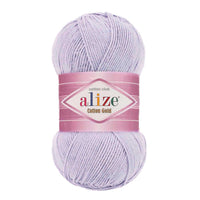 Alize Cotton Gold Cotton-Acrylic Yarn – 5 x 100g (500grm) (ALIZE/COTTON GOLD)