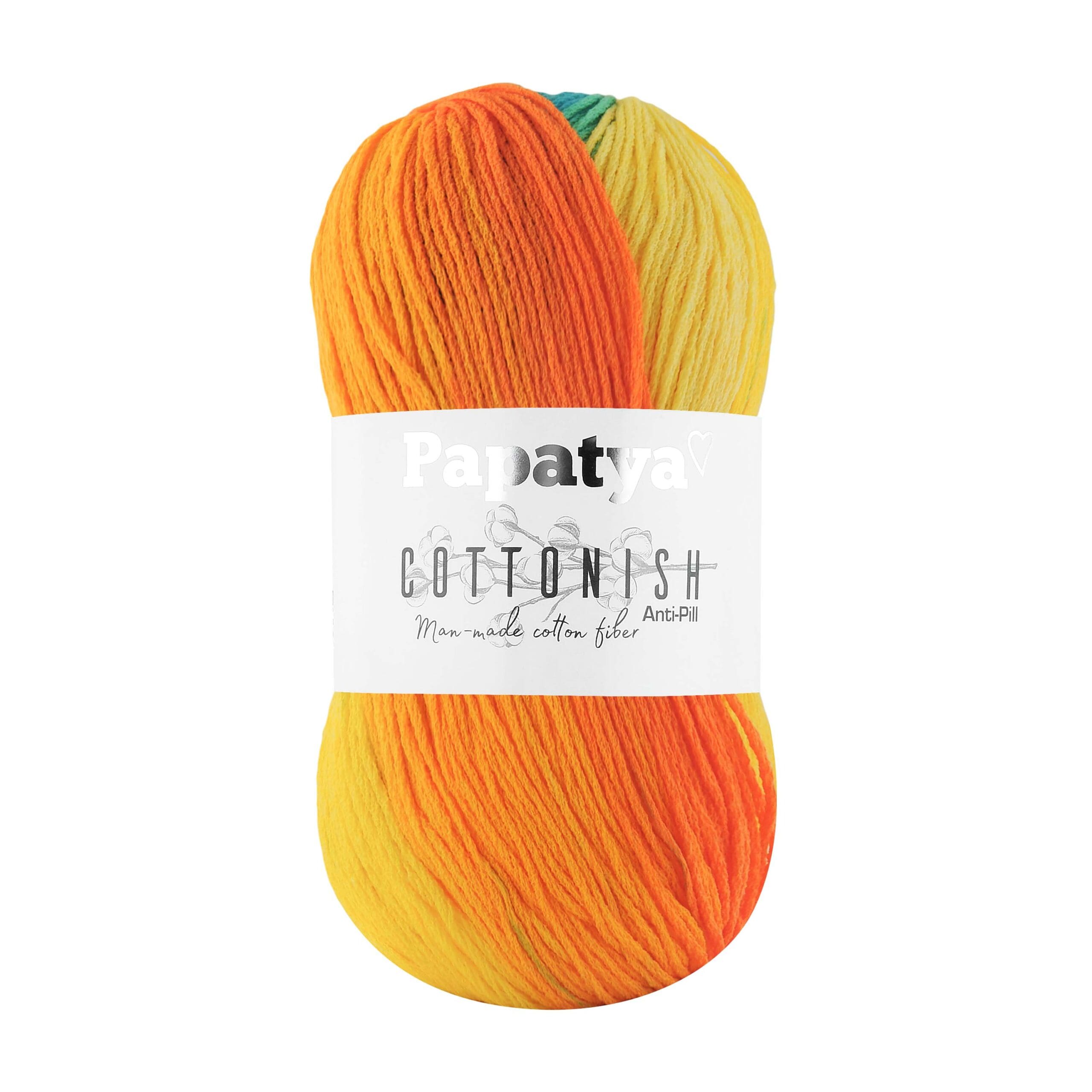 PREM.ACRY.YARN:100Gx5BL(500GR) (PAPATYA/COTTONISH)