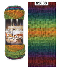 SUPREME ACRYLIC YARN:100GRx5BL (ORLANA SYMPHONEY)
