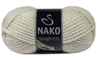Nako Spaghetti Wool Blend Yarn – 100 g – Pack of 5 (NAKO/SPAGHETTI)