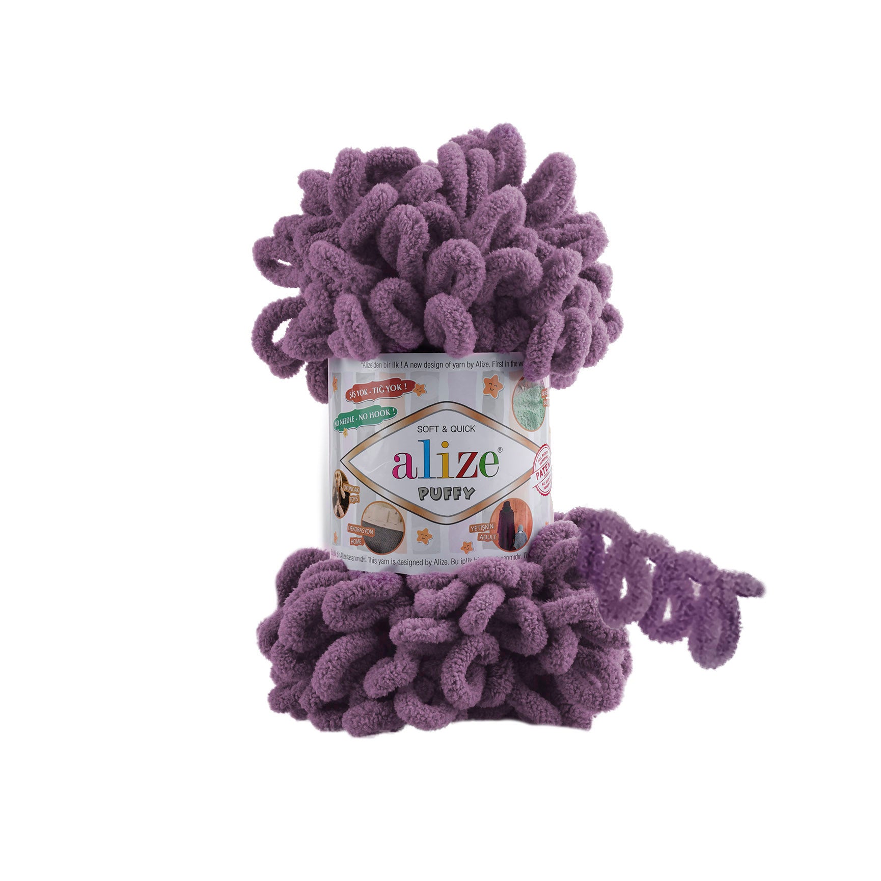 MICRO PL.YARN:5BLx100GR (500GM) (ALIZE/PUFFY)