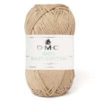 DMC 100% Baby Cotton Yarn – 5 x 50g (250G) (382/DMC)
