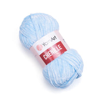 YarnArt Chenille Micropolyester Yarn – 100 g – Pack of 5 (Y-ART/CHENILLE)